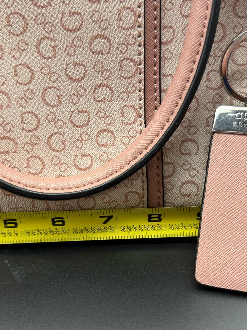 GUESS Pink Signature Logo Satchel